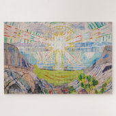 Edvard Munch - The Sun 1910 Puzzle (Horizontal)