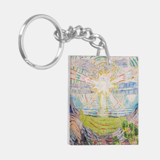 Edvard Munch - The Sun 1910 Schlüsselanhänger (Vorderseite links)