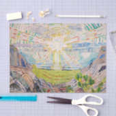 Edvard Munch - The Sun 1910 Seidenpapier (Handwerk)