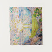 Edvard Munch - The Sun 1910 Wandteppich (Vorderseite)