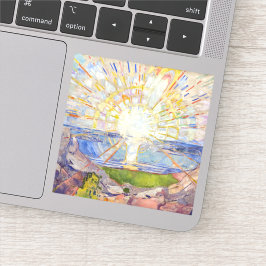 Edvard Munch - The Sun 1911 Aufkleber