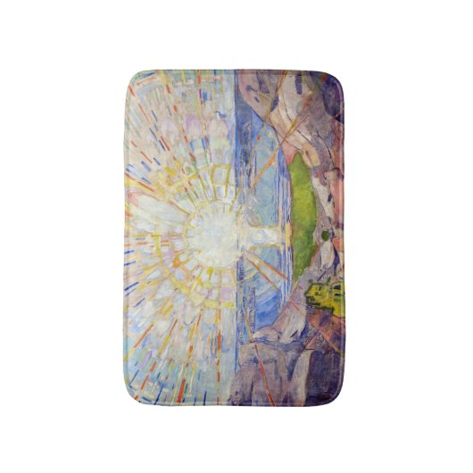 Edvard Munch - The Sun 1911 Badematte (Vorderseite Vertikal)