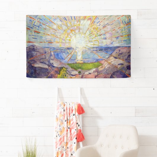Edvard Munch - The Sun 1911 Banner (Insitu)