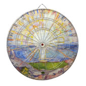 Edvard Munch - The Sun 1911 Dartscheibe (vorne)