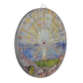 Edvard Munch - The Sun 1911 Dartscheibe (Vorderseite Links)