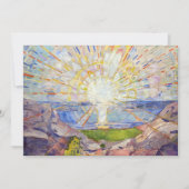 Edvard Munch - The Sun 1911 Einladung (Vorderseite)