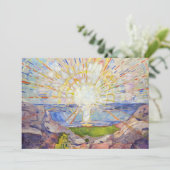 Edvard Munch - The Sun 1911 Einladung (Stehend Vorderseite)