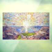 Edvard Munch - The Sun 1911 Fensteraufkleber (Blatt 3)