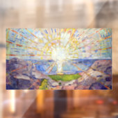 Edvard Munch - The Sun 1911 Fensteraufkleber (Blatt 2)