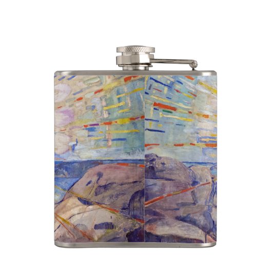 Edvard Munch - The Sun 1911 Flachmann (Rückseite)