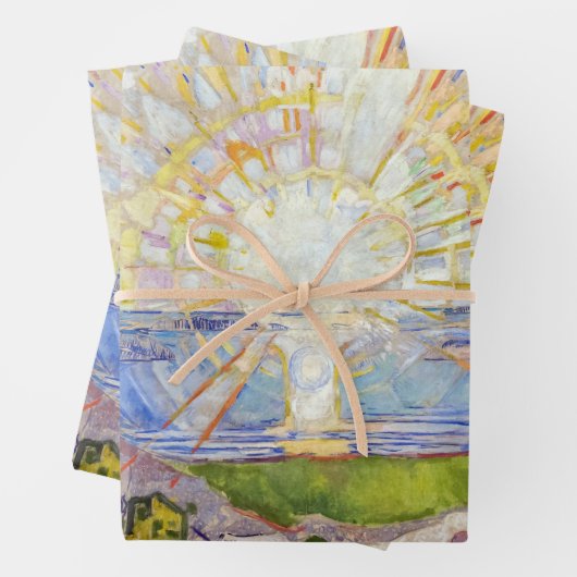 Edvard Munch - The Sun 1911 Geschenkpapier Set (Beispiel)
