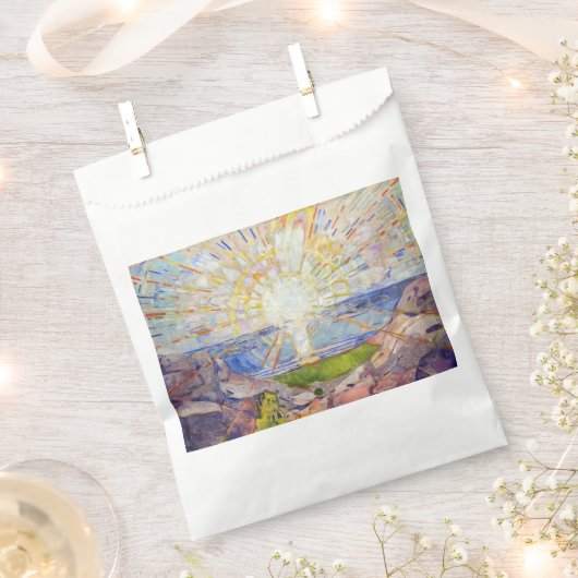 Edvard Munch - The Sun 1911 Geschenktütchen (Ausgeschnitten)