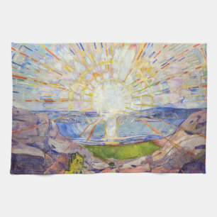 Edvard Munch - The Sun 1911 Geschirrtuch