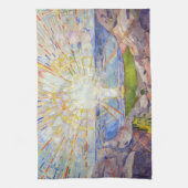 Edvard Munch - The Sun 1911 Geschirrtuch (Vertikal)