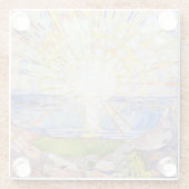 Edvard Munch - The Sun 1911 Glasuntersetzer (Rückseite)