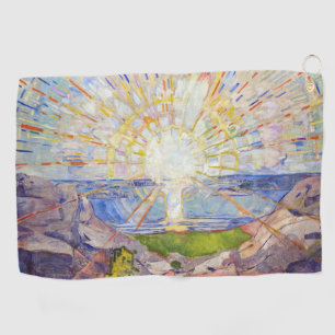 Edvard Munch - The Sun 1911 Golfhandtuch