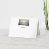 Edvard Munch - The Sun 1911 Karte (Rückseite)