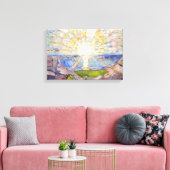 Edvard Munch - The Sun 1911 Leinwanddruck (Insitu (Wohnzimmer))