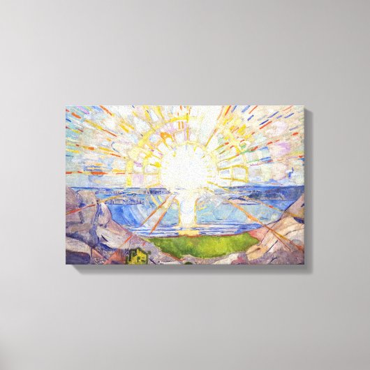 Edvard Munch - The Sun 1911 Leinwanddruck (Vorderseite)