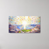 Edvard Munch - The Sun 1911 Leinwanddruck (Vorderseite)