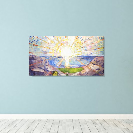 Edvard Munch - The Sun 1911 Leinwanddruck (Insitu (Holzboden))