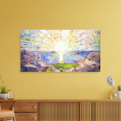 Edvard Munch - The Sun 1911 Leinwanddruck (Insitu (Wohnzimmer))