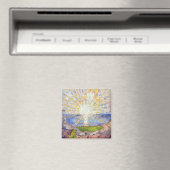 Edvard Munch - The Sun 1911 Magnet (In Situ (Geschirrspüler))