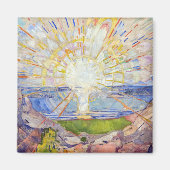 Edvard Munch - The Sun 1911 Magnet (Vorne)