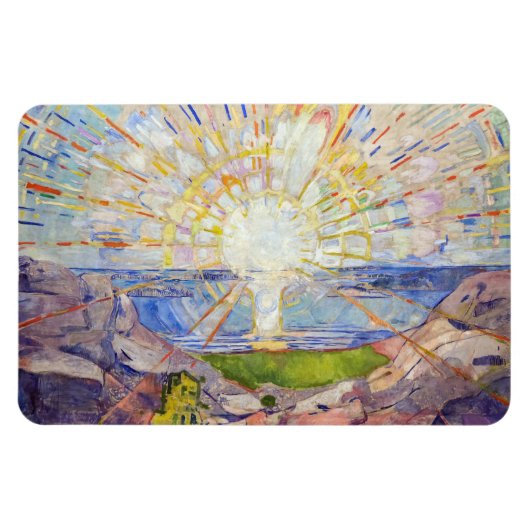 Edvard Munch - The Sun 1911 Magnet (Horizontal)