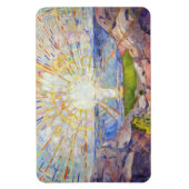 Edvard Munch - The Sun 1911 Magnet (Vertikal)