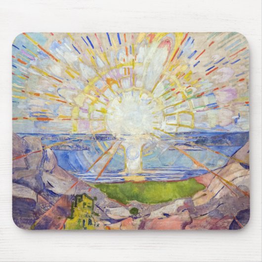 Edvard Munch - The Sun 1911 Mousepad (Vorne)