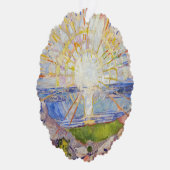 Edvard Munch - The Sun 1911 Ornament Karte (Rechts)