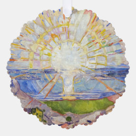 Edvard Munch - The Sun 1911 Ornament Karte
