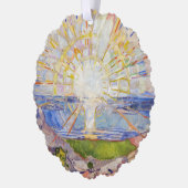 Edvard Munch - The Sun 1911 Ornament Karte (Links)