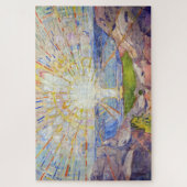 Edvard Munch - The Sun 1911 Puzzle (Vertikal)