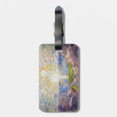 Edvard Munch - The Sun 1911 - QR-Code Gepäckanhänger (Rückseite vertikal)