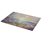 Edvard Munch - The Sun 1911 Schneidebrett (Ecke)