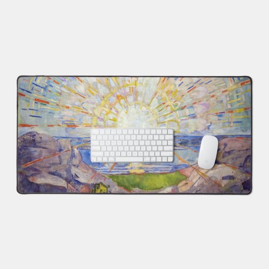 Edvard Munch - The Sun 1911 Schreibtischunterlage (Tastatur & Maus)