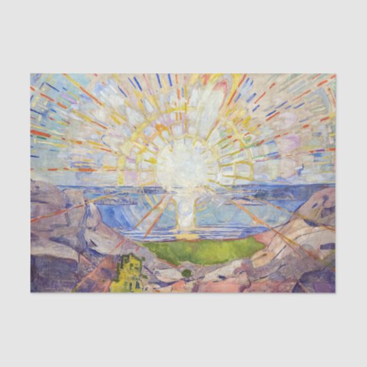 Edvard Munch - The Sun 1911 Seidenpapier (Vorderseite)