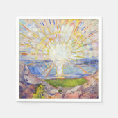 Edvard Munch - The Sun 1911 Serviette (Vorderseite)