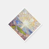 Edvard Munch - The Sun 1911 Serviette (Ecke)