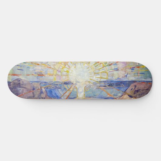 Edvard Munch - The Sun 1911 Skateboard (Horizontal)