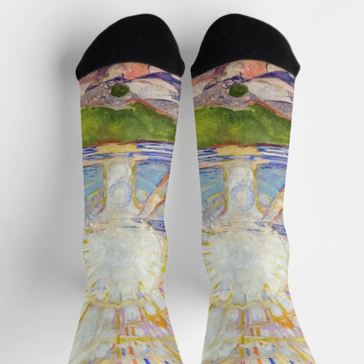 Edvard Munch - The Sun 1911 Socken (Oben)