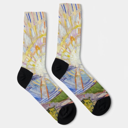 Edvard Munch - The Sun 1911 Socken (Rechts)