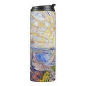 Edvard Munch - The Sun 1911 Thermosbecher (Nach links gedreht)