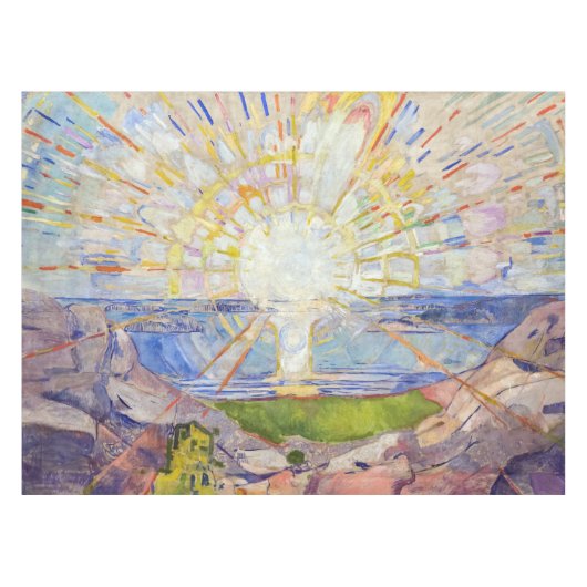 Edvard Munch - The Sun 1911 Tischdecke (Vorderseite (Horizontal))