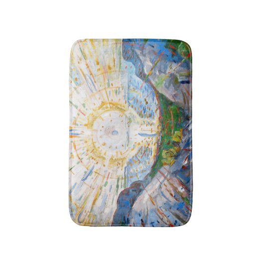 Edvard Munch - The Sun 1912 Badematte (Vorderseite Vertikal)