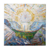 Edvard Munch - The Sun 1912 Fliese (Vorderseite)