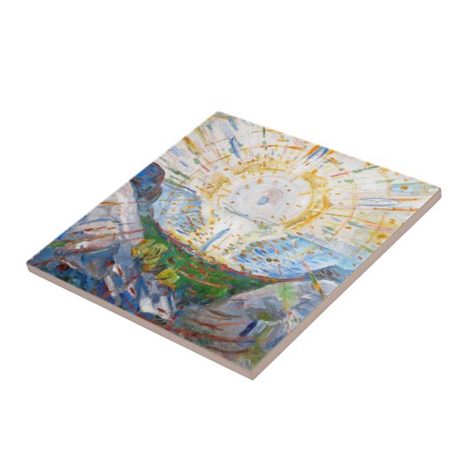 Edvard Munch - The Sun 1912 Fliese (Seite)