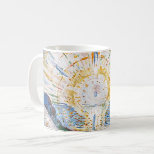 Edvard Munch - The Sun 1912 Kaffeetasse (Vorderseite Links)
